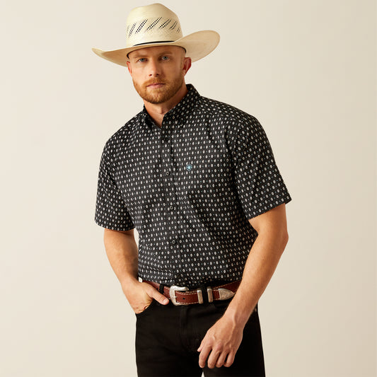 10059015 MNS Steele Classic Fit Shirt Blk