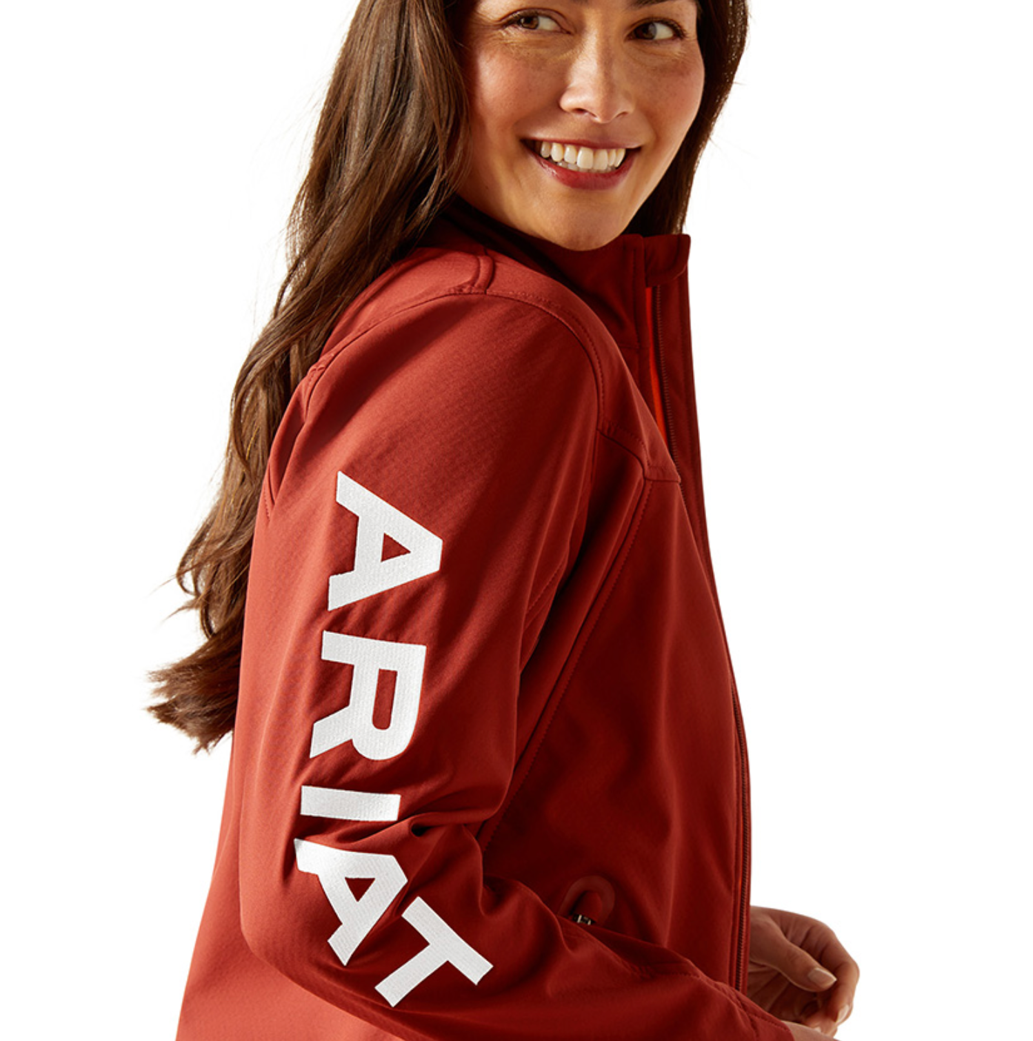 Ariat Ladies New Team Softshell Fried Brick Jacket - OLD FORT WESTERN