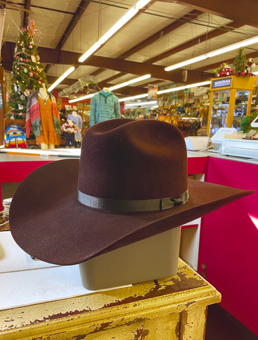 Serratelli Cherry Velvet Cowboy Hat