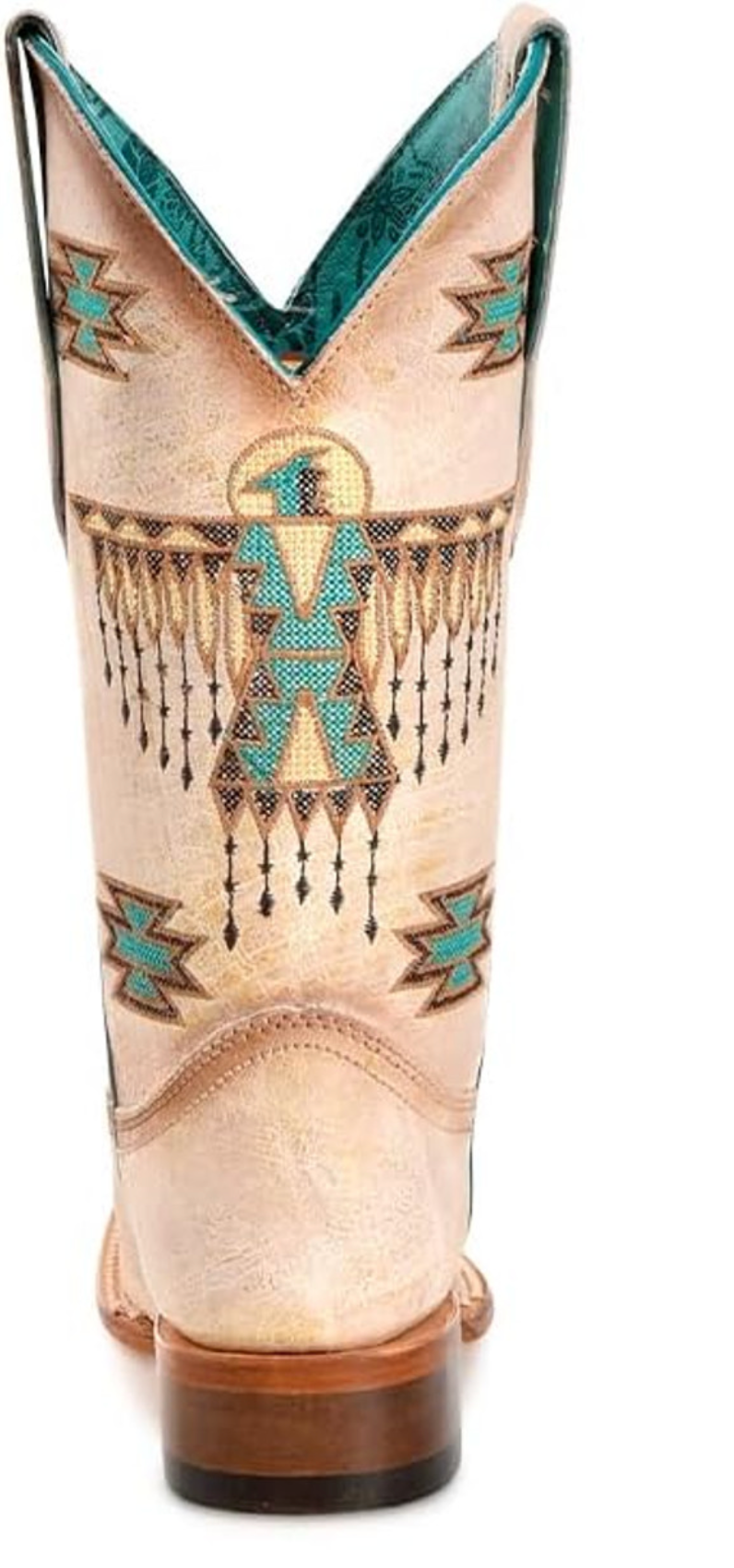Z5219 WMS Corral White-Turq Embroidery