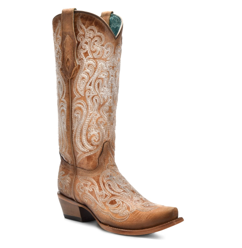 C4144 WMS Crackled Straw-Blue