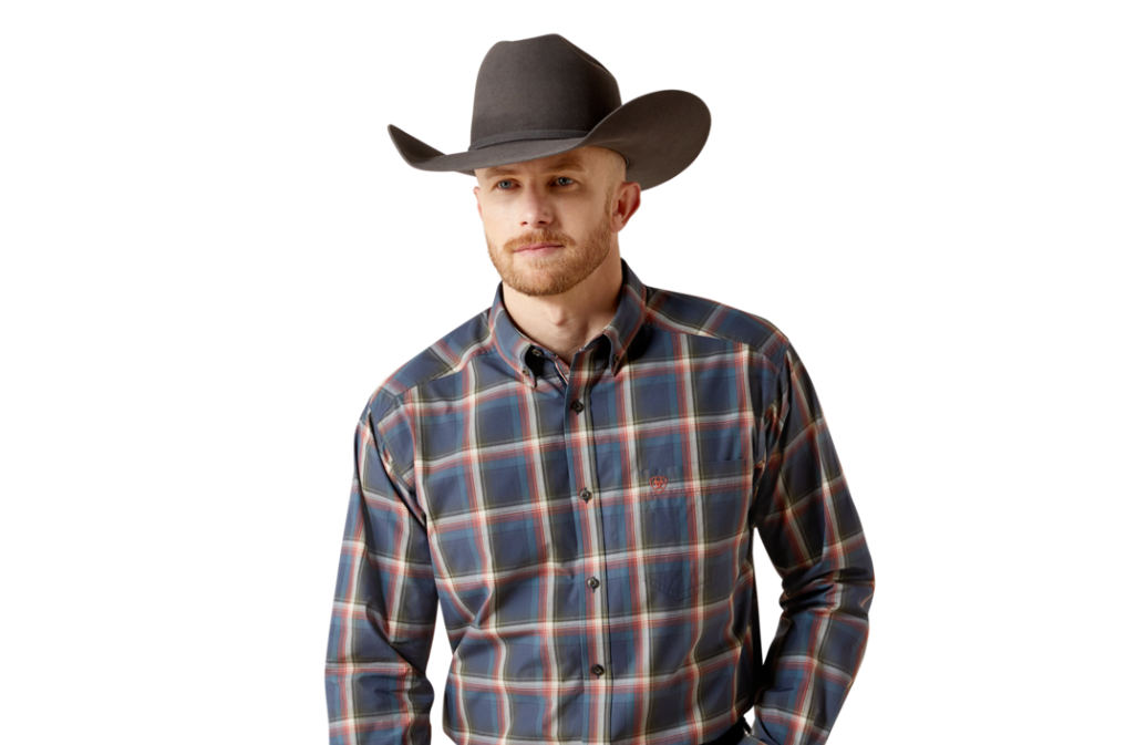 10065797 Ariat MNS Pro Series Navy Shirt