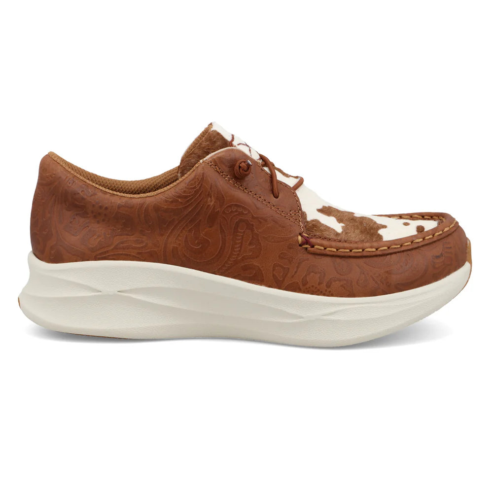 WCAU014 WMS Cowhide Feather X by Twisted X