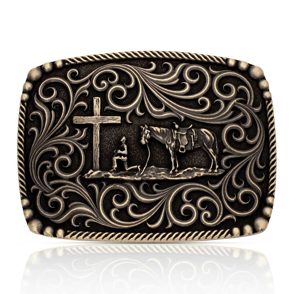 A1076C Surrounded by Faith Buckle