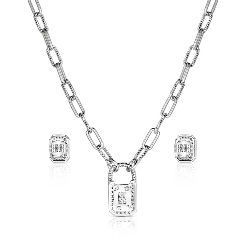 JS6372 Turquoise Glam Jewelry Set