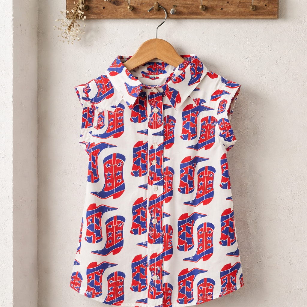 112379437 Baby Girl Boots Sleeveless