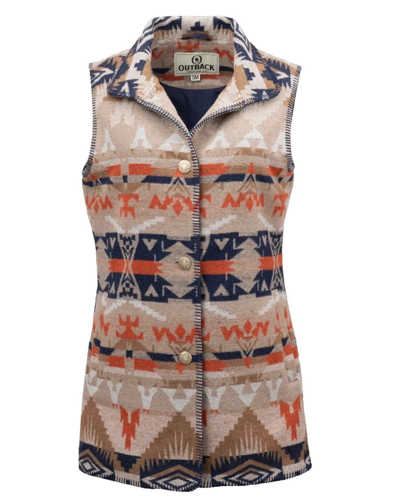 29655 WMS Outback Vest Stockyard Navy