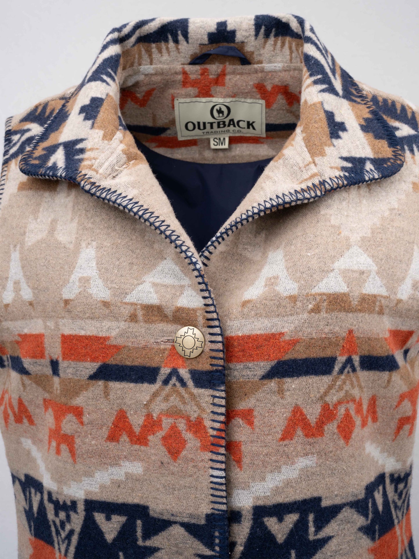 29655 WMS Outback Vest Stockyard Navy