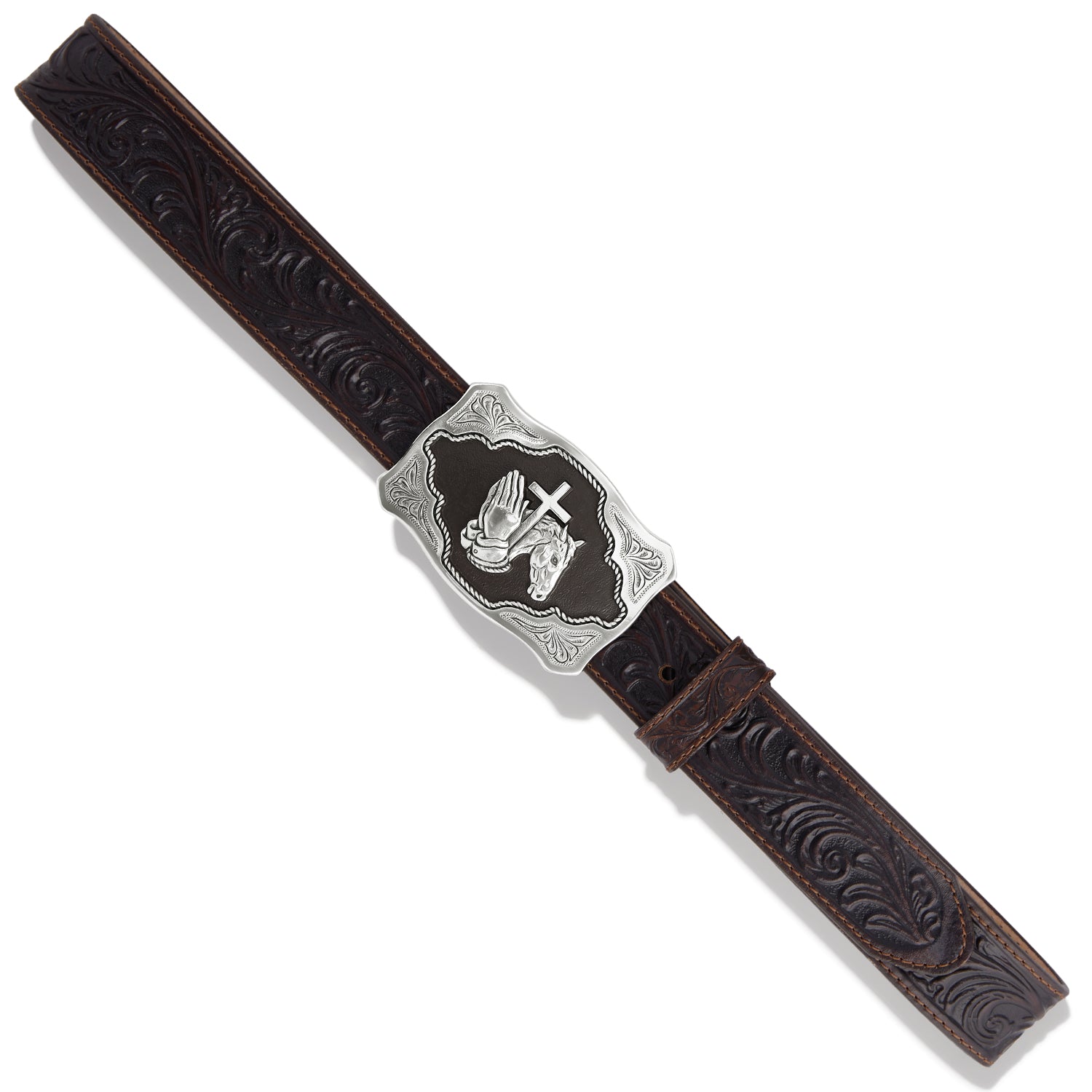 C42795 Men's Floral Faith Belt