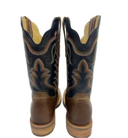 Men's R. Watson Arizona Meil Cowhide/Black Shaft Boot - OLD FORT WESTERN