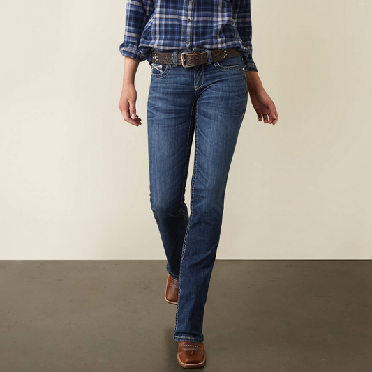10044384 WMS R.E.A.L. Mid Rise Miriam Boot Cut Jean - OLD FORT WESTERN