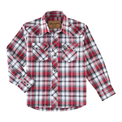 Boys Wrangler Retro® Shirts - Red - OLD FORT WESTERN